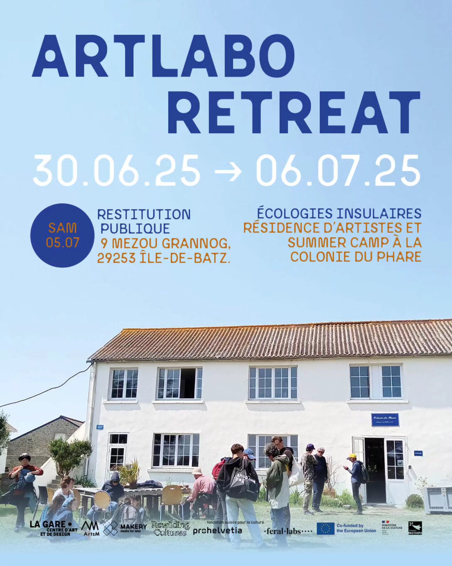 Art Labo Retreat // île de Batz //du 30 juin au 05 juillet 25
